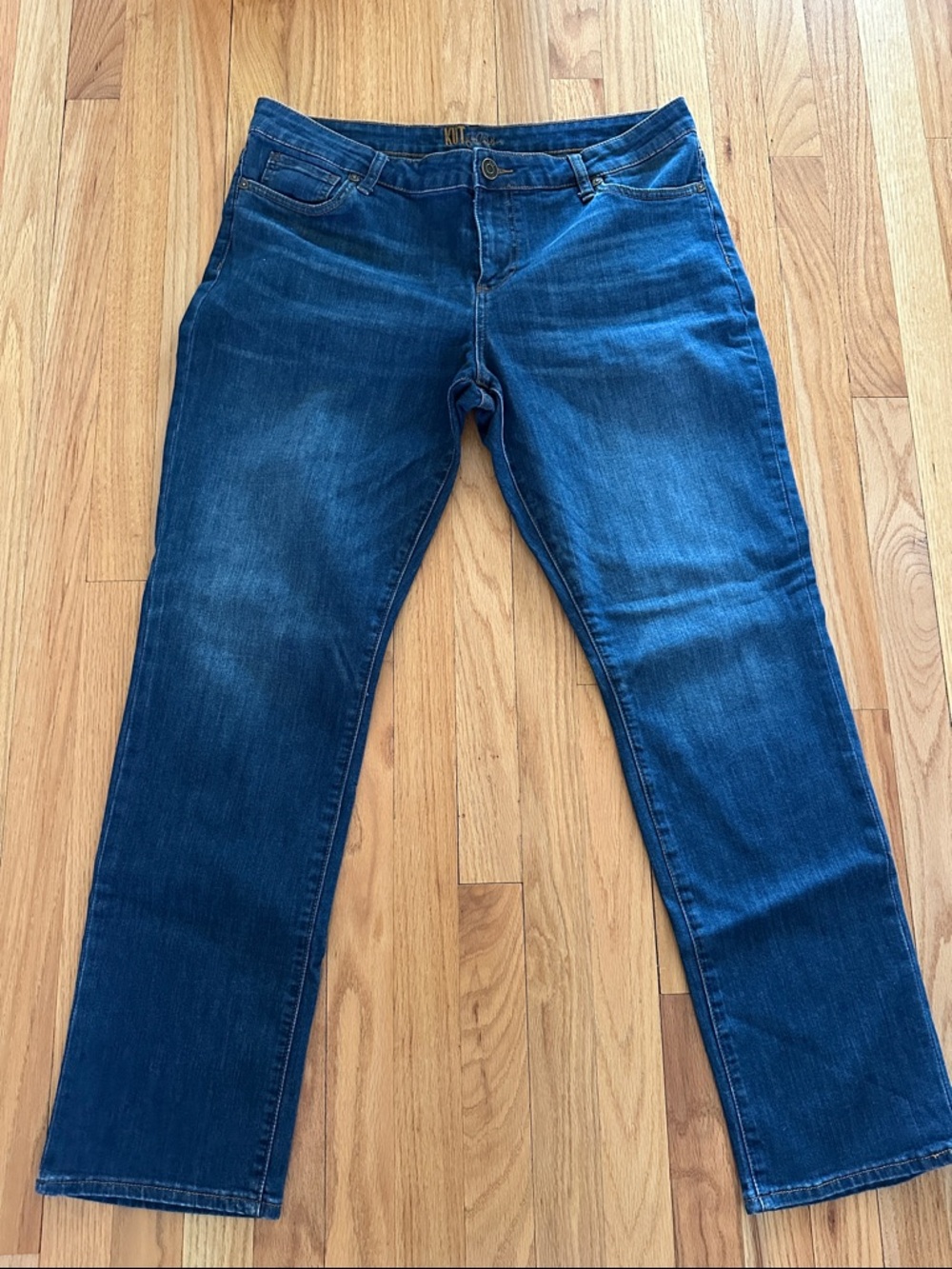 Kut from the Kloth Women’s Dark Blue Straight Leg Jeans size 16